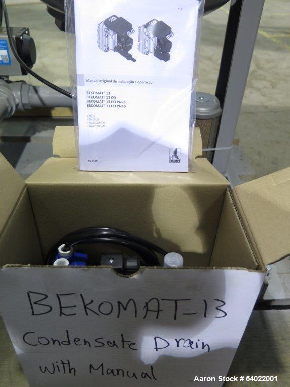 Unused Ingersoll Rand RS185i-A145 Rotary Screw Air Compressor Package – 260 HP, 1211 CFM, 2023 Build, Air Receiver Tanks, Air Dryer, Desiccant Dryer, Filtration, Oil/Water Separator