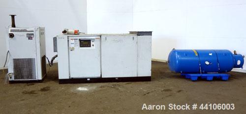 Used Ingersoll- Rand Air Cooled Rotary Screw Air Compressor, Model SSR-EP100