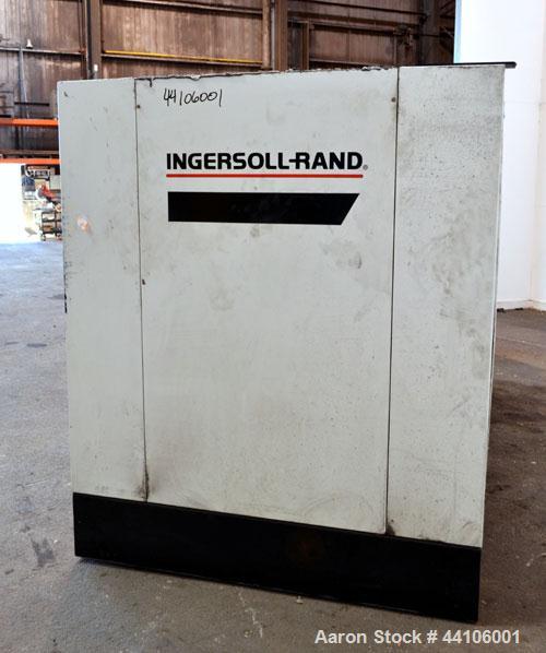 Used Ingersoll-Rand Air Cooled Rotary Screw Air Compressor, Model SSR-EP125. Capacity 571 CFM, rated operating pressure 125 psig, maximum discharge pressure 128 psig, maximum modulate pressure 135 ps...