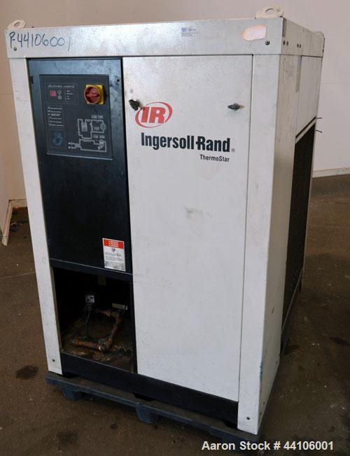 Used Ingersoll-Rand Air Cooled Rotary Screw Air Compressor, Model SSR-EP125. Capacity 571 CFM, rated operating pressure 125 psig, maximum discharge pressure 128 psig, maximum modulate pressure 135 ps...
