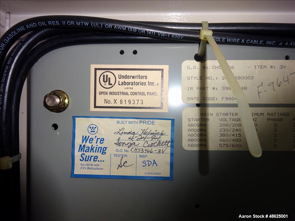Used Ingersoll Rand Rotary Screw Air Compressor, Model SSR-EP150.
