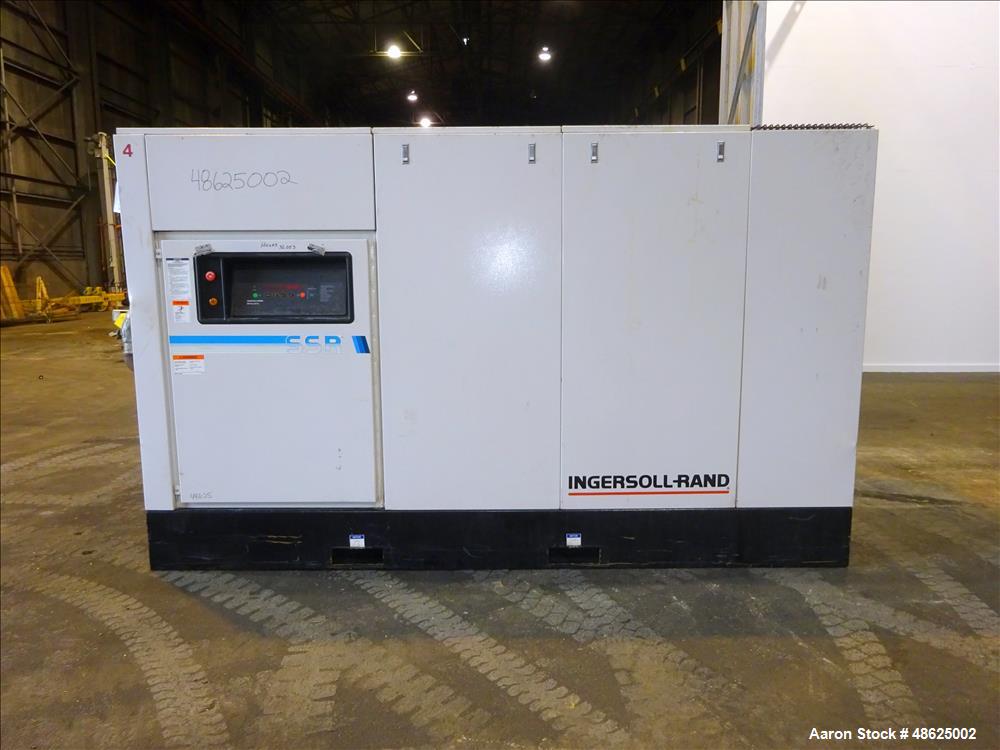 Used- Ingersoll Rand Rotary Screw Air Compressor, Model SSR-EP150.