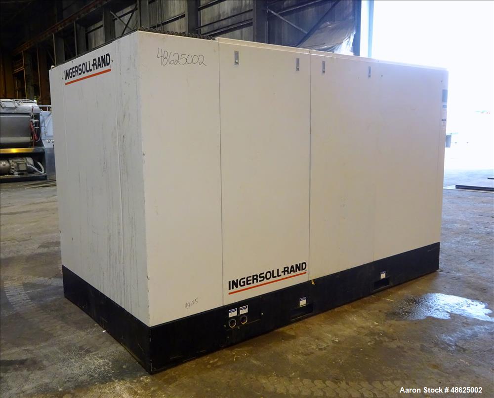 Used- Ingersoll Rand Rotary Screw Air Compressor, Model SSR-EP150.