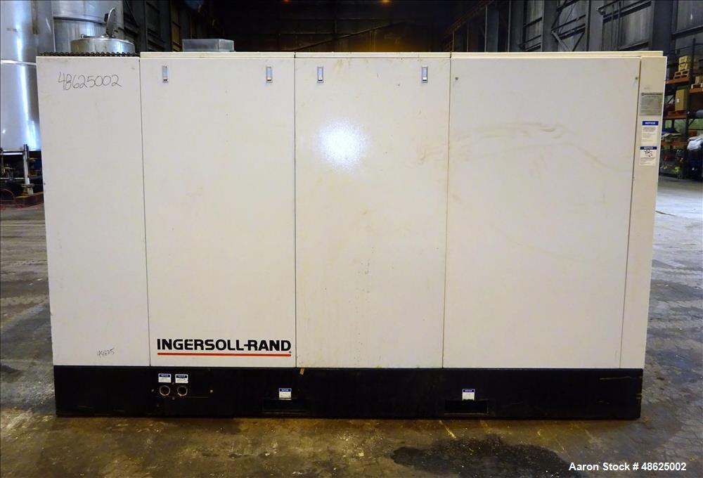 Used- Ingersoll Rand Rotary Screw Air Compressor, Model SSR-EP150.