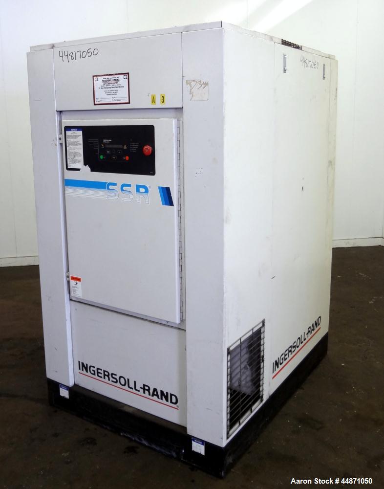 Used Ingersoll-Rand Air Cooled Rotary Screw Air Compressor, Model SSR-EP50SE