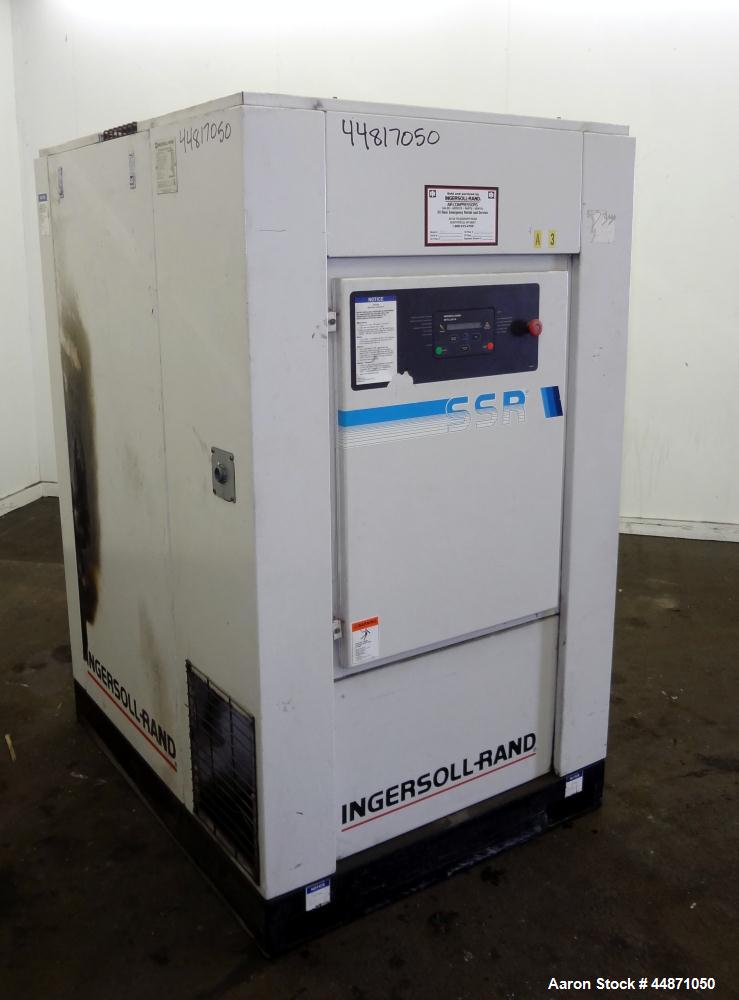 Used Ingersoll-Rand Air Cooled Rotary Screw Air Compressor, Model SSR-EP50SE
