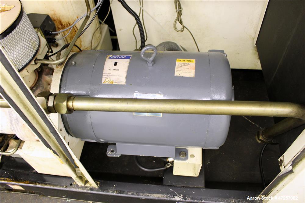 Used Ingersoll-Rand Air Cooled Rotary Screw Air Compressor, Model SSR-EP60