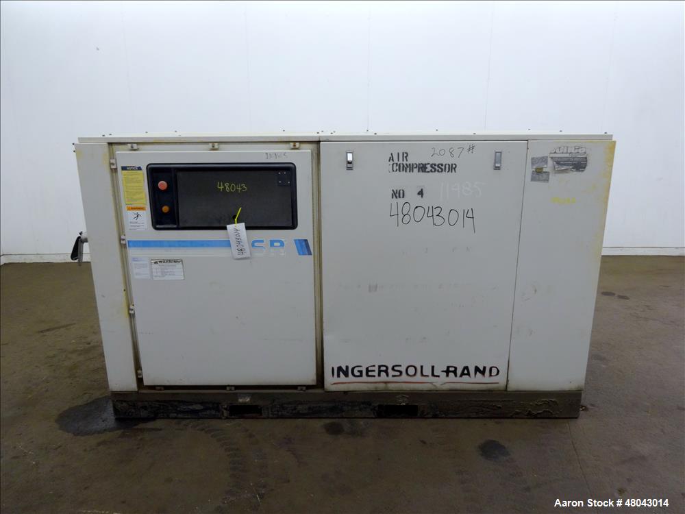 Used Ingersoll-Rand Air Cooled Rotary Screw Air Compressor, Model SSR-EPE50.
