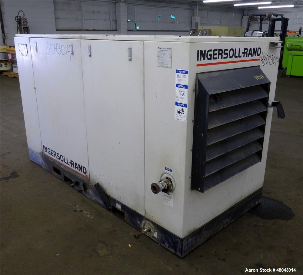 Used- Ingersoll-Rand Air Cooled Rotary Screw Air Compressor, Model SSR-EPE50.