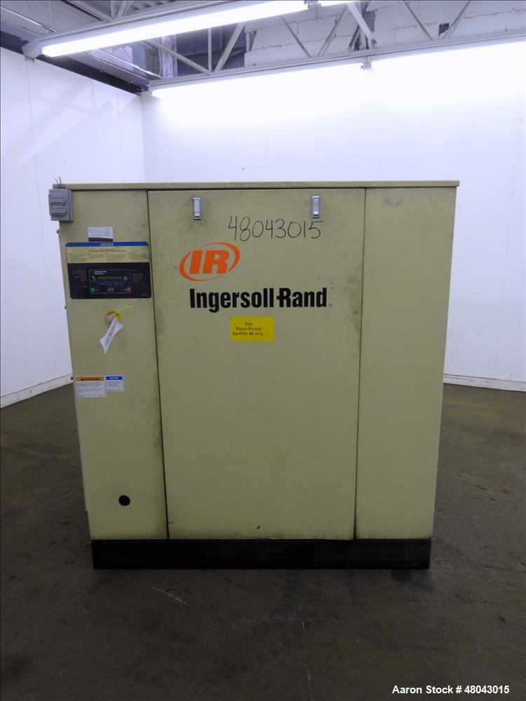 Used Ingersoll-Rand Air Cooled Rotary Screw Air Compressor, Model SSR-EPE50.