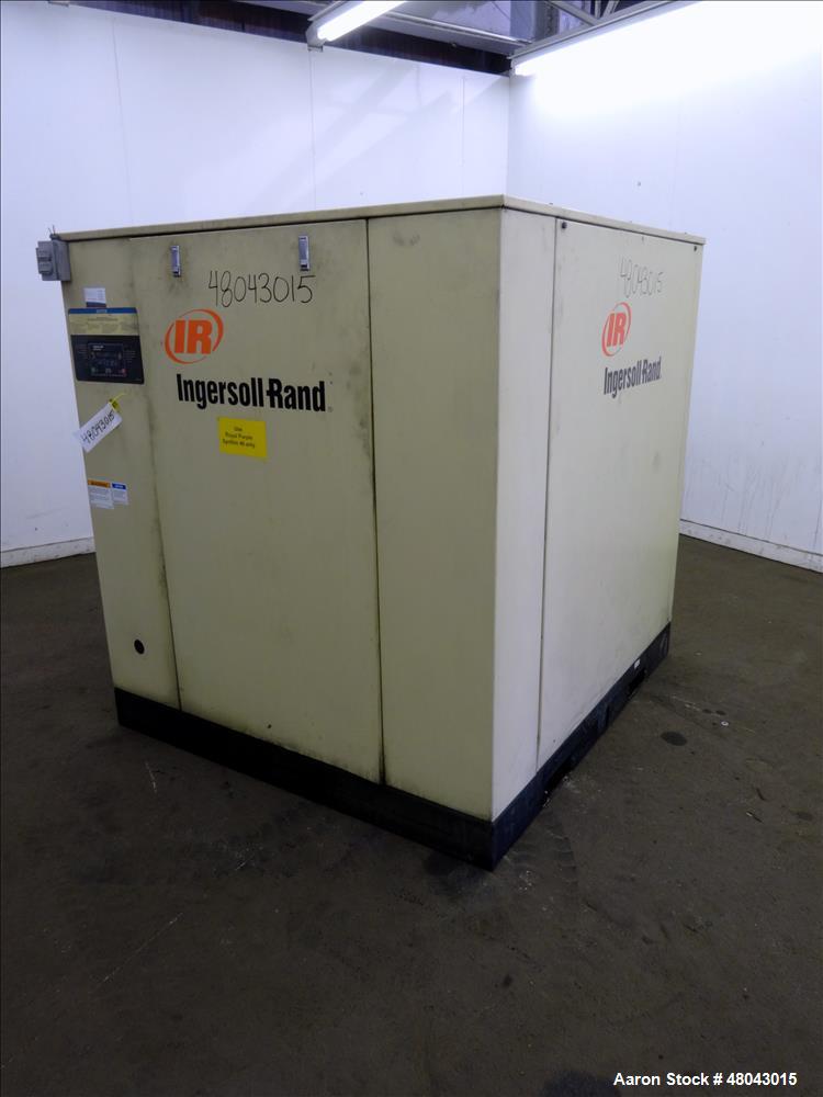 Used Ingersoll-Rand Air Cooled Rotary Screw Air Compressor, Model SSR-EPE50.