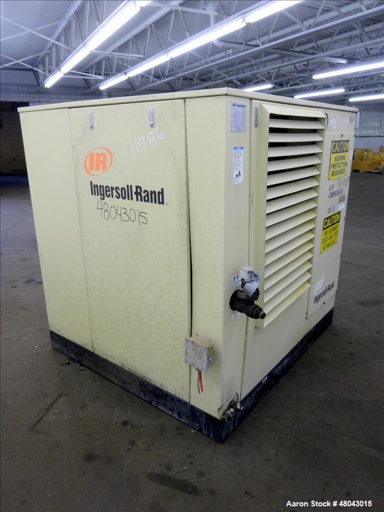Used Ingersoll-Rand Air Cooled Rotary Screw Air Compressor, Model SSR-EPE50.