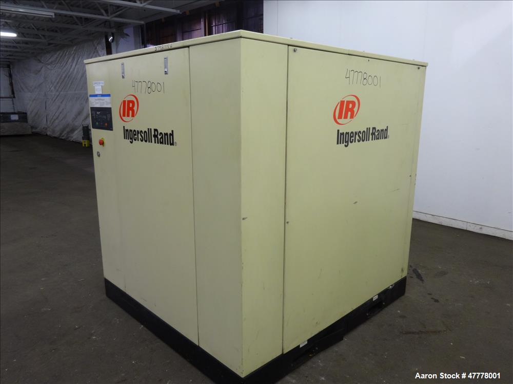 Used Ingersoll-Rand Rotary Screw Air Compressor, Model SSR-HP75.