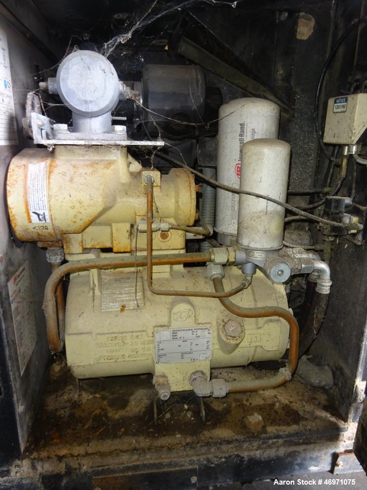 Used Ingersoll-Rand Air Cooled Rotary Screw Air Compressor, Model SSR UP6-20-12