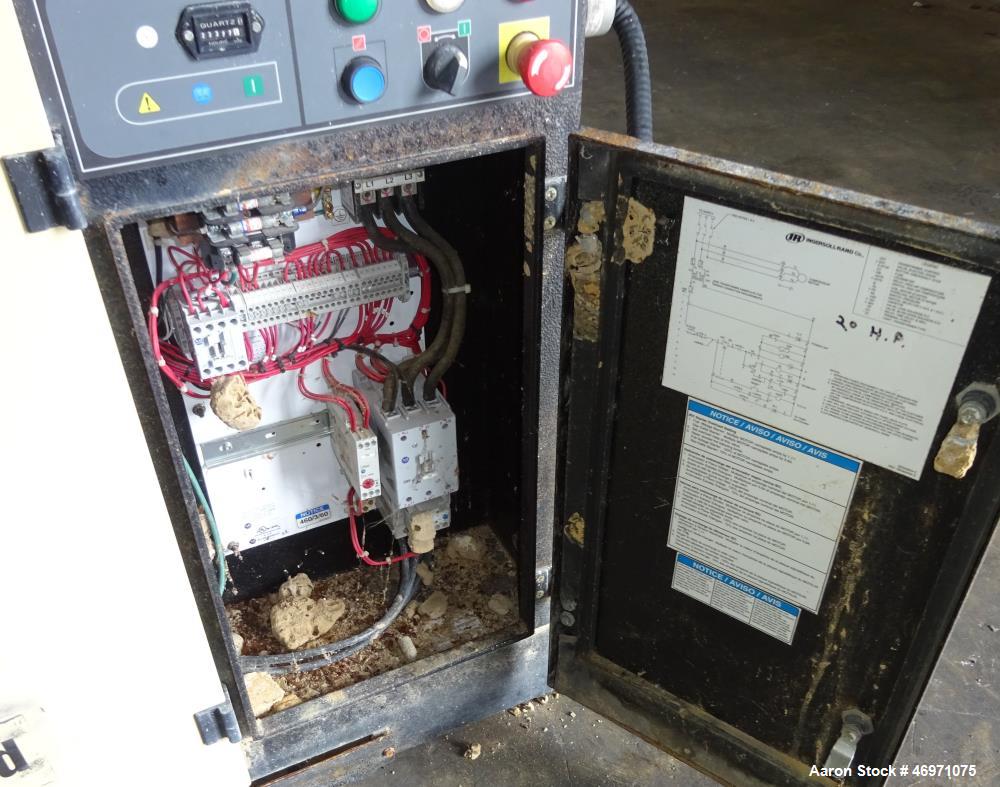 Used Ingersoll-Rand Air Cooled Rotary Screw Air Compressor, Model SSR UP6-20-12