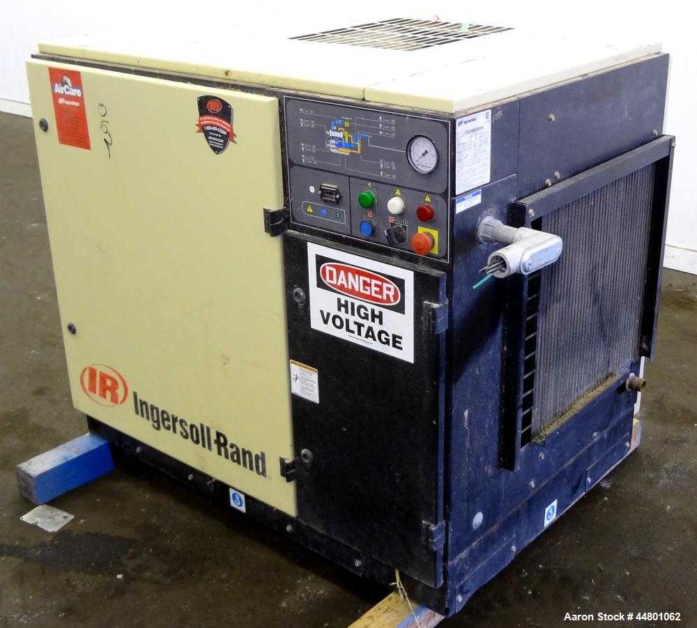 Used Ingersoll-Rand Air Cooled Rotary Screw Air Compressor, Model SSR UP6-25-12