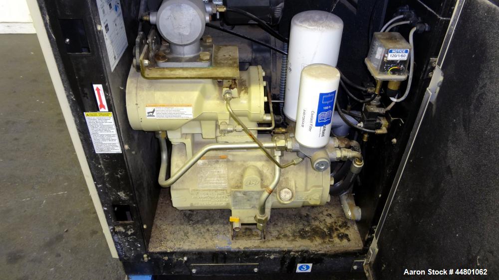 Used Ingersoll-Rand Air Cooled Rotary Screw Air Compressor, Model SSR UP6-25-12