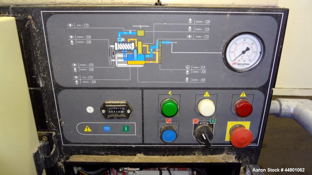 Used Ingersoll-Rand Air Cooled Rotary Screw Air Compressor, Model SSR UP6-25-12