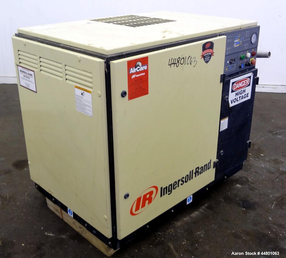 Used- Ingersoll-Rand Air Cooled Rotary Screw Air Compressor, Model SSR UP6-25-125