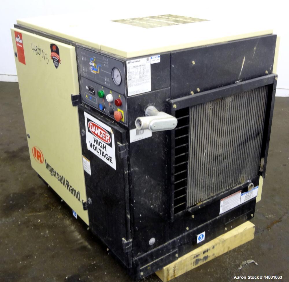 Used Ingersoll-Rand Air Cooled Rotary Screw Air Compressor, Model SSR UP6-25-125