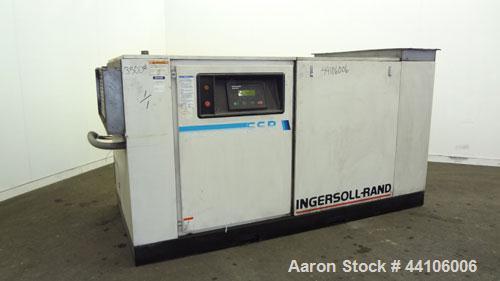 Used- Ingersoll Rand Air Cooled Rotary Screw Air Compressor, Model SSR-XF75