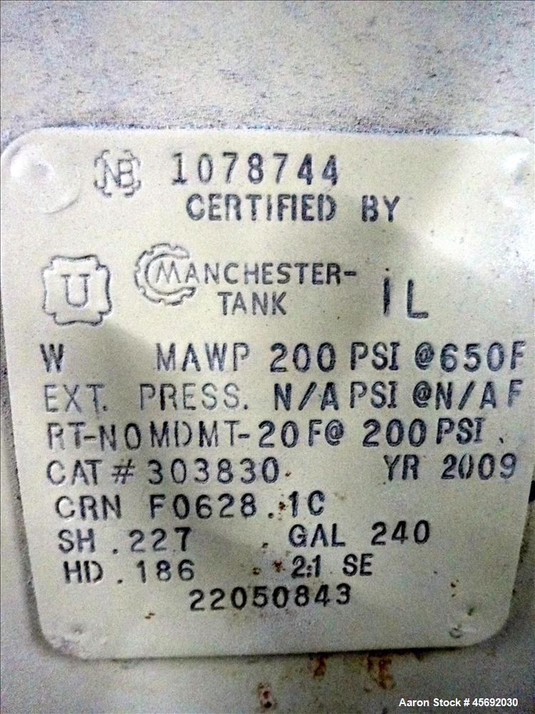 Used Ingersoll-Rand Air Cooled Rotary Screw Air Compressor, Model UP6 30-150. Capacity 112 cfm, rated operating pressure 150 psig. 240 gallon capacity tank. Driven by an approximately 30 hp motor. In...