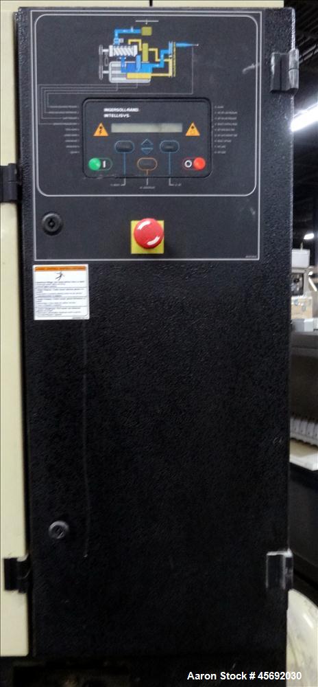 Used Ingersoll-Rand Air Cooled Rotary Screw Air Compressor, Model UP6 30-150. Capacity 112 cfm, rated operating pressure 150 psig. 240 gallon capacity tank. Driven by an approximately 30 hp motor. In...