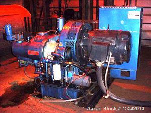 Used-Ingersoll-Rand Centac Type C8M2, 200 HP Air Compressor, Oil-Free. Overall 8' x 6" x 64" x 56" compressor only; 460 volt...