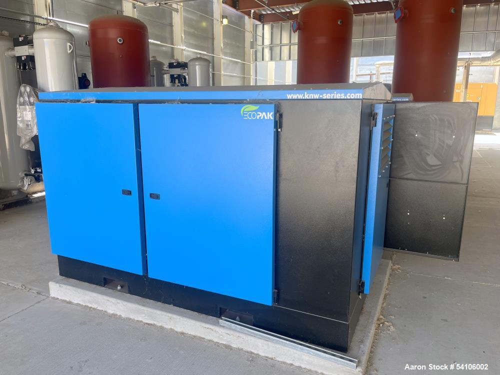 Unused Kobelco 200 HP Oil-Free Air Compressor System w/ Dryer & ASME Tanks – 2022 Build