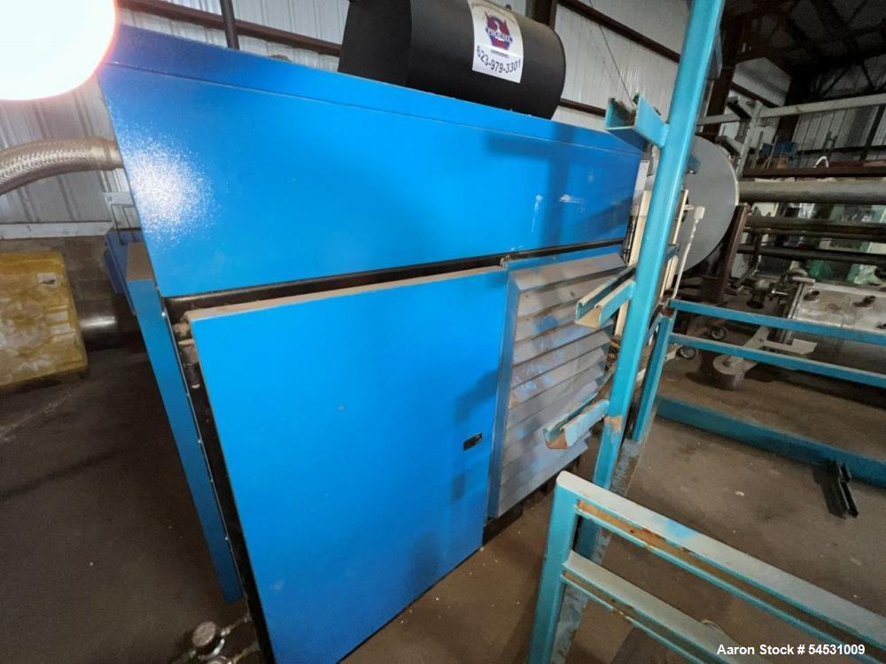 Used 75 HP Kobelco Screw Type Air Compressor KNW Series, includes SPX Hankison Air Dryer Model HES280