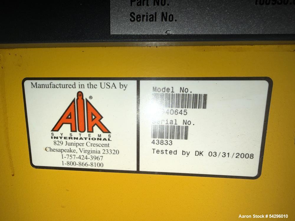 Used Kaesar 25hp Rotary Screw Air Compressor With Integrated Dryer, Model AS 25 T.  Serial # 2500, Built 2008.