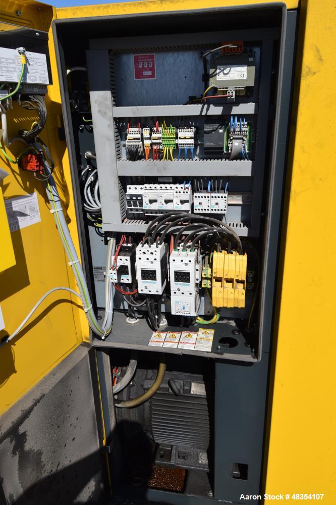 Used Kaeser BSD rotary screw compressor, model BSD 60 T. Rated 288 cfm at 125 psig, 60hp motor, serial# 1053, built 2007. Includes an ABT.81 dryer and KFC100 filter.