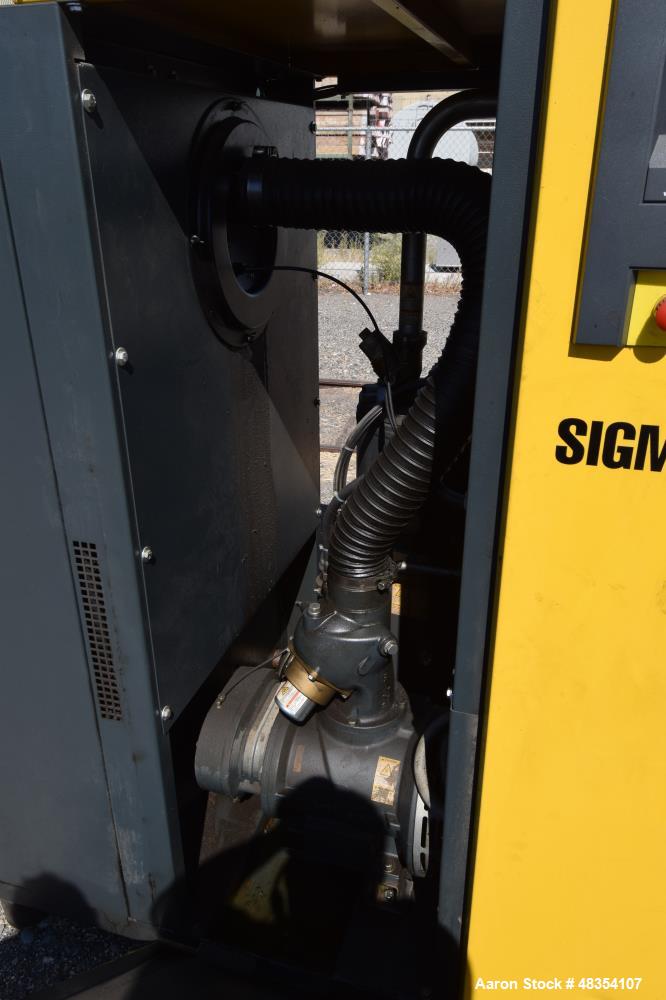 Used Kaeser BSD rotary screw compressor, model BSD 60 T. Rated 288 cfm at 125 psig, 60hp motor, serial# 1053, built 2007. Includes an ABT.81 dryer and KFC100 filter.