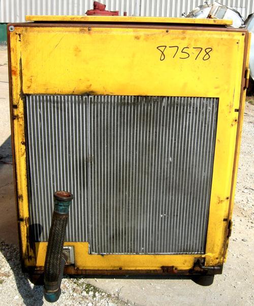 Used Kaeser Stationary Rotary Screw Compressor, Model CS75. Air cooled. Capacity approximately 282 cfm at 110 psi. Driven by a 60 hp, 3/60/230/460 volt, 1740 rpm motor. Unit includes a control panel....