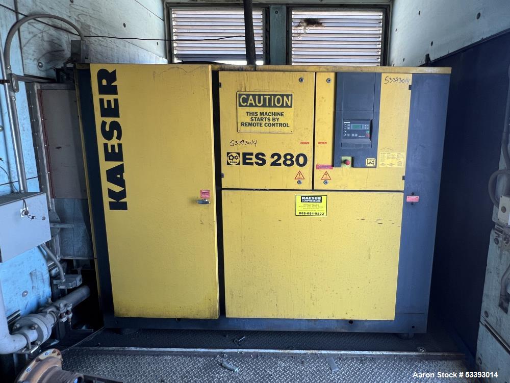 Used – Kaeser ES-280 Rotary Screw Air Compressor – 963 CFM, 220 HP, 105 PSIG
