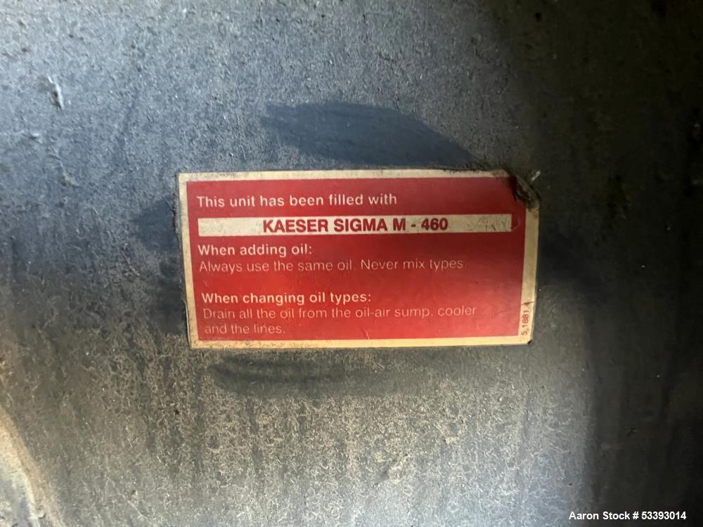 Used – Kaeser ES-280 Rotary Screw Air Compressor – 963 CFM, 220 HP, 105 PSIG