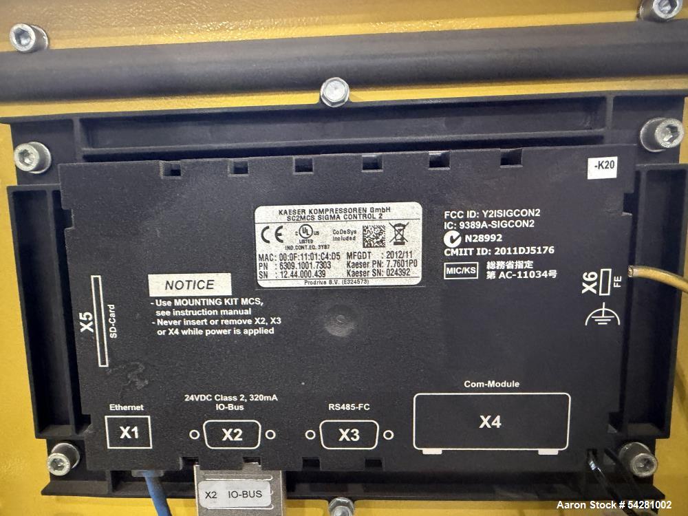 Kaeser ASD 25 Industrial Rotary Screw Air Compressor with Sigma Control 2 | 25 H