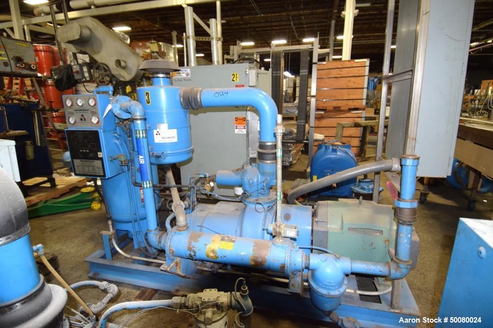 Used- Rodgers Machinery Quincy Northwest Rotary Screw Compressor