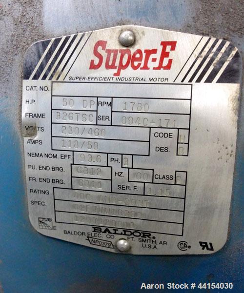 Used Quincy QSI-245 Water cooled  Rotary Screw Compressor, Model QSI245WNW31B. Approximate air delivery 245 cfm at 110 psig. Driven by a 50 hp, 3/60/230/460 volt, 1780 rpm motor. Unit includes contro...
