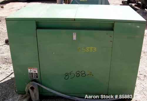 USED: Sullair single stage rotary screw compressor, model 10-25AC/AC 24KT, air cooled. Rated 105 cfm at 115/125 psig. Driven by a 25 hp, 3/60/230/460 volt, 1750 rpm motor. Includes sound enclosure an...