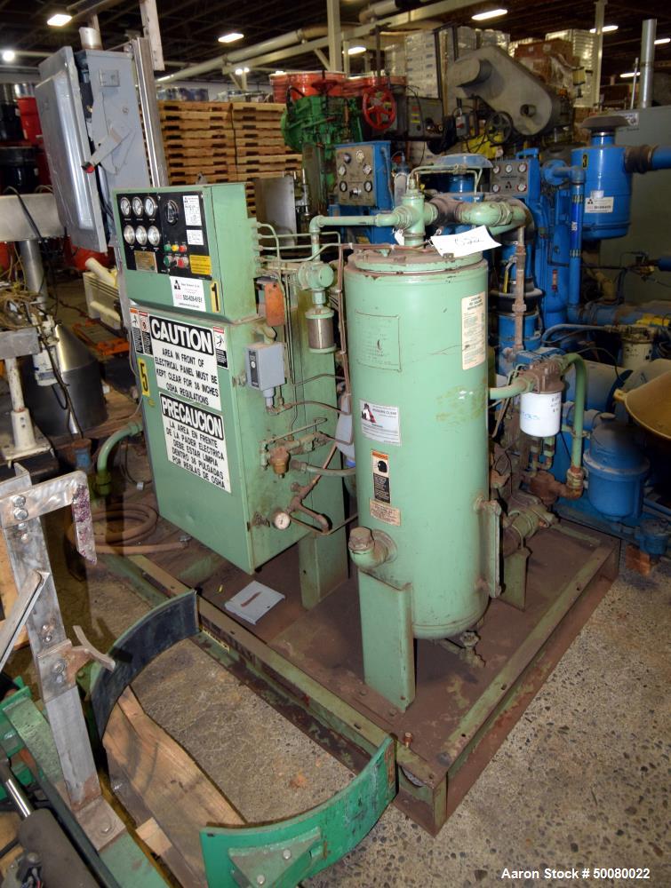 Used- Sullair Single Stage Rotary Screw Compressor, Model 12BS-50L WCAC