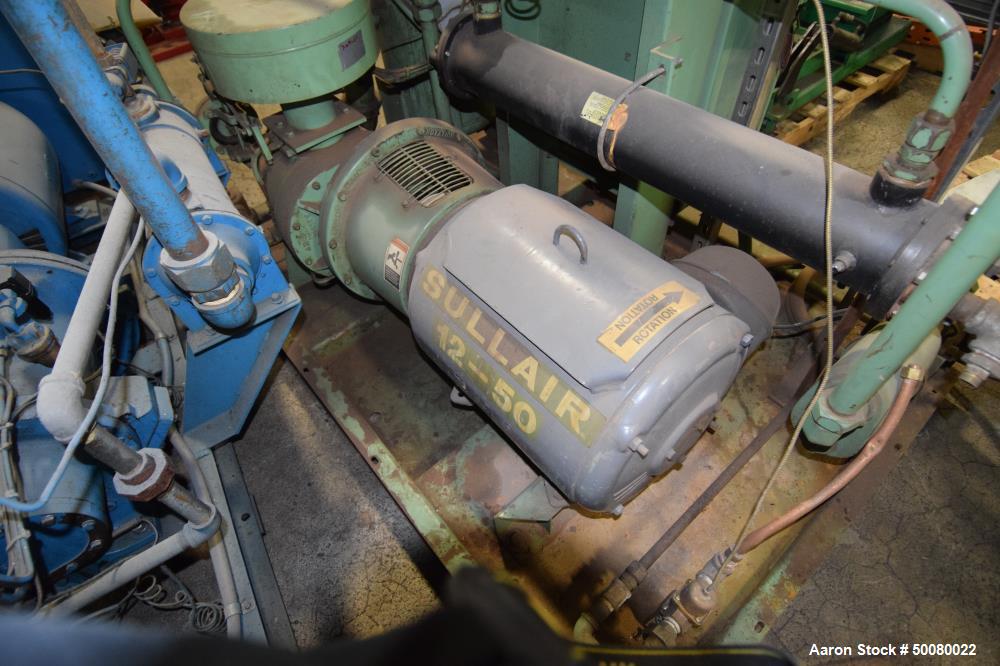 Used Sullair Single Stage Rotary Screw Compressor, Model 12BS-50L WCAC