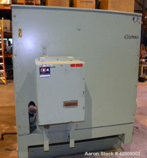 Used Sullair Rotary Screw Air Compressor, model 20-100L. Single stage, air cooled. Approximately 575 cfm at 100/110 psig. Driven by a 100 hp, 3/60/230/460 volt, 1770 rpm motor. Includes a control pan...