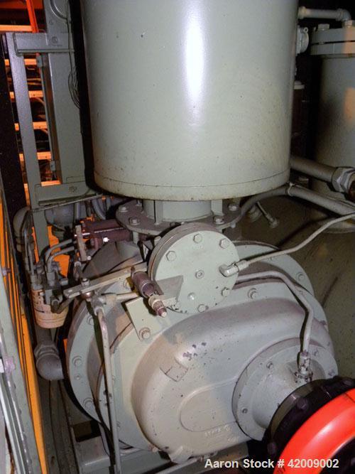 Used Sullair Rotary Screw Air Compressor, model 20-100L. Single stage, air cooled. Approximately 575 cfm at 100/110 psig. Driven by a 100 hp, 3/60/230/460 volt, 1770 rpm motor. Includes a control pan...