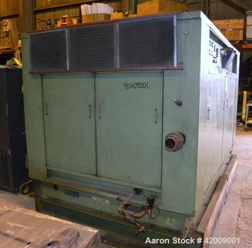 Used Sullair Rotary Screw Air Compressor, model 25-200H ACAC. Single stage, air cooled. Approximately 1218 cfm at 115/125 psig. Driven by a 200 hp, 3/60/460 volt, 1780 rpm motor. Includes a control p...