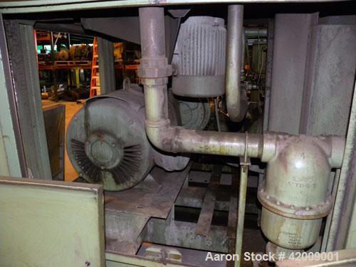Used Sullair Rotary Screw Air Compressor, model 25-200H ACAC. Single stage, air cooled. Approximately 1218 cfm at 115/125 psig. Driven by a 200 hp, 3/60/460 volt, 1780 rpm motor. Includes a control p...