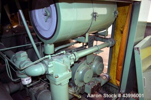 Used Sullair Air Cooled Rotary Screw Air Compressor, Model 25-200H ACAC. Approximately 900 cfm at 150 psig. Driven by a 250hp, 3/60/460 volt, 1770 rpm motor. Includes a control panel, and sound enclo...