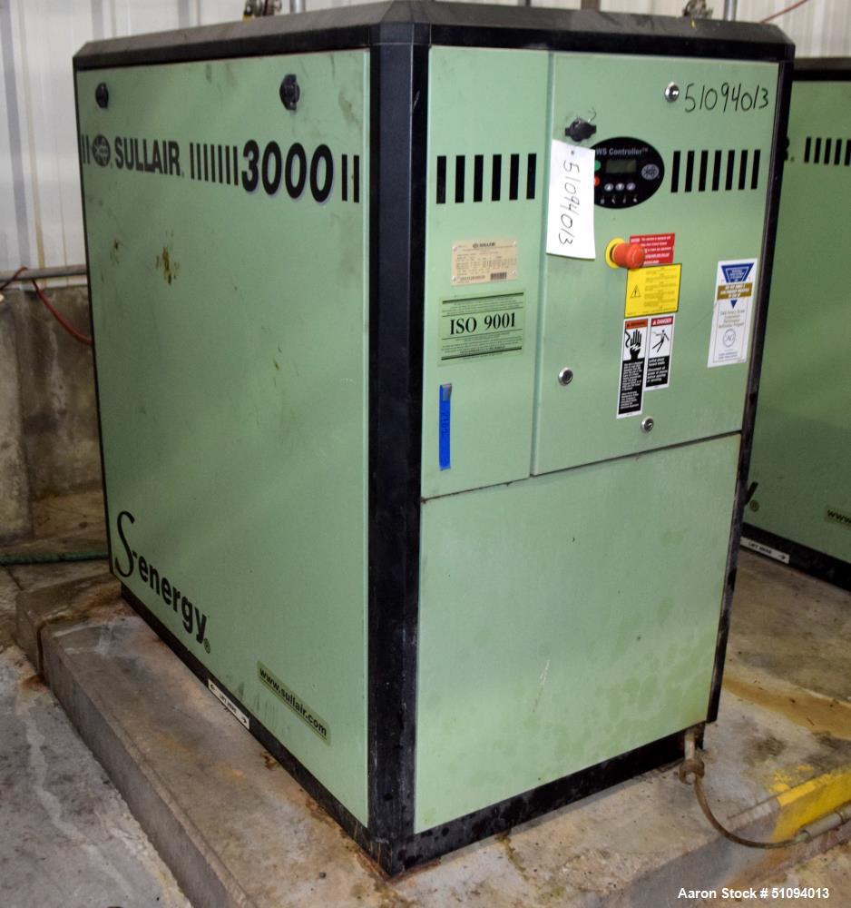 Used Sullair S-Energy 3000 Air Cooled Lubricated Rotary Screw Air Compressor