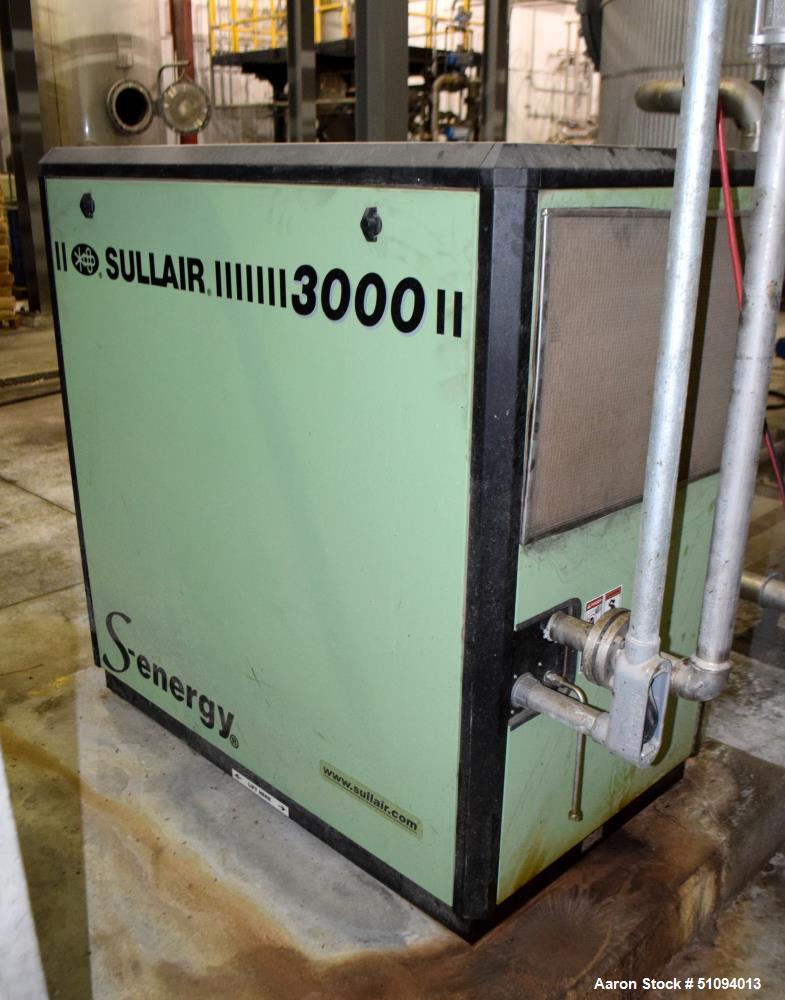 Used Sullair S-Energy 3000 Air Cooled Lubricated Rotary Screw Air Compressor