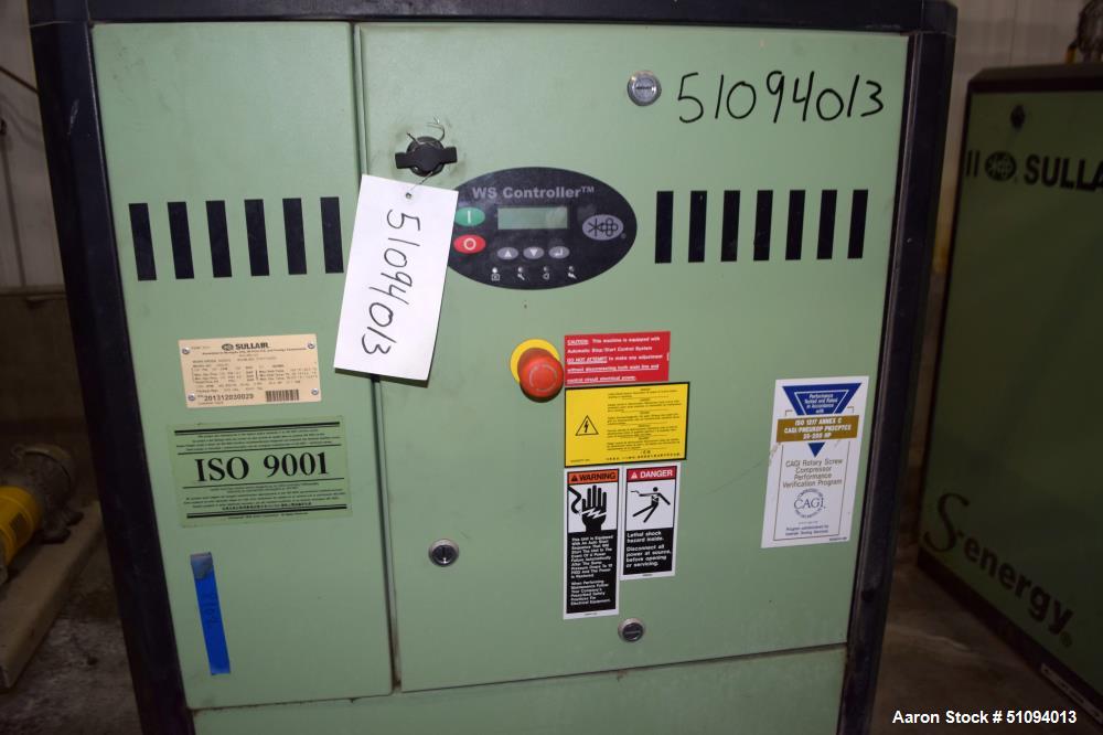 Used Sullair S-Energy 3000 Air Cooled Lubricated Rotary Screw Air Compressor